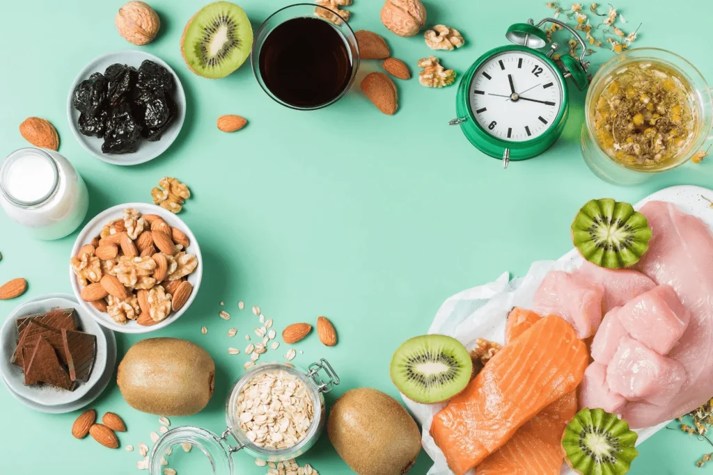 Hormone-friendly foods that support better sleep during menopause.