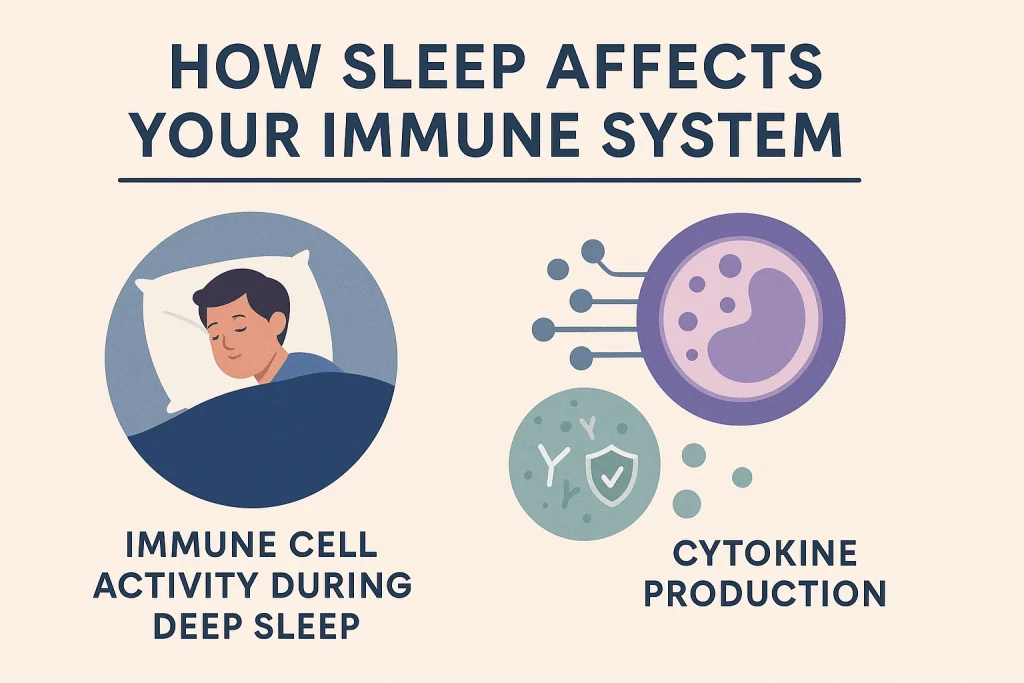 How sleep affects your immune system: immune cell activity during deep sleep and cytokine production