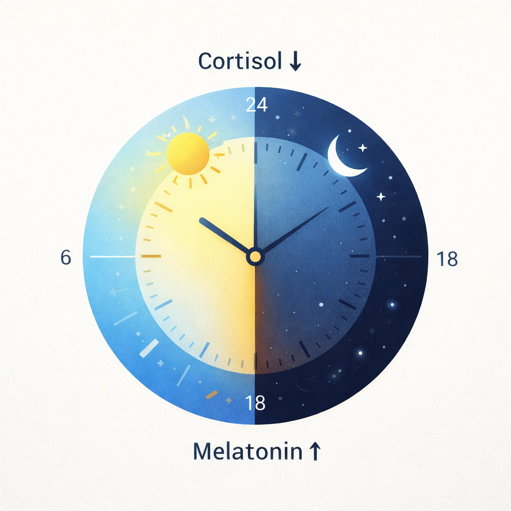 Awake at night in dark bedroom representing heightened nighttime pain awareness.